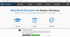 Desktop Screenshot of marketingprofs.com
